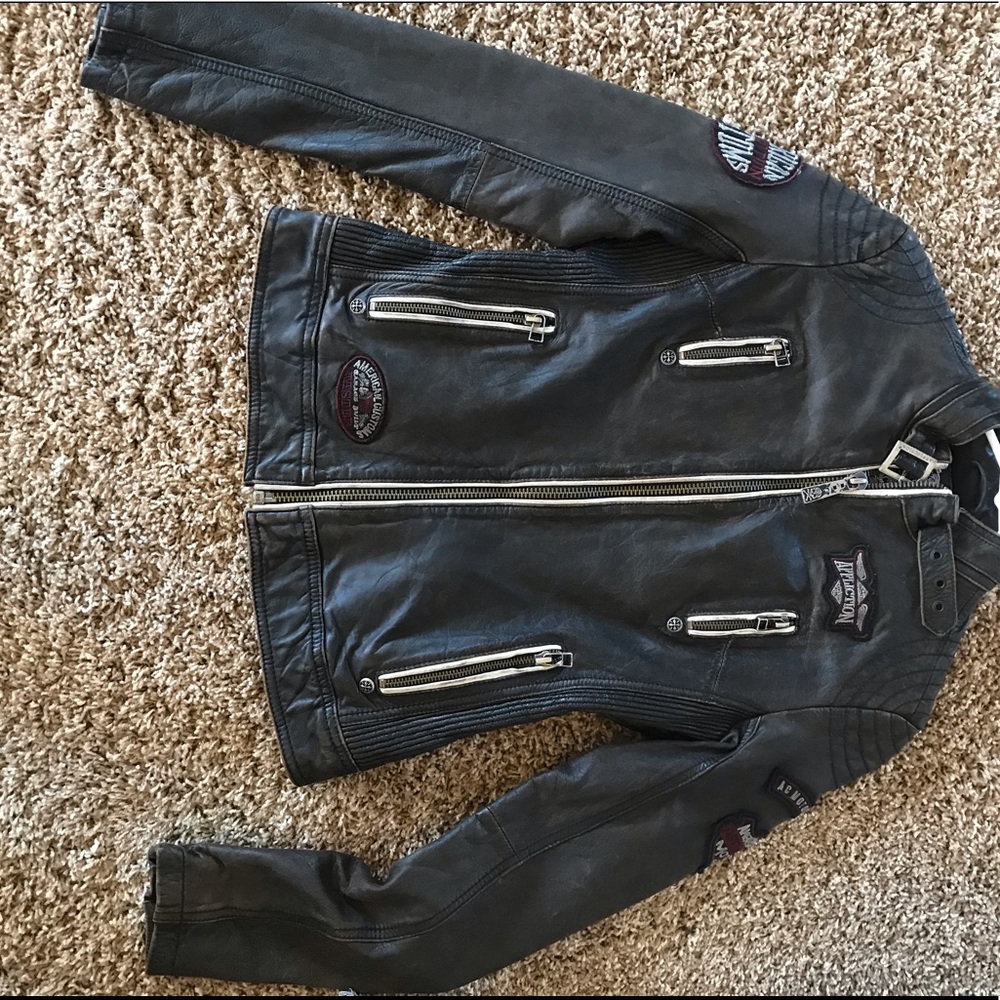 Affliction leather jacket